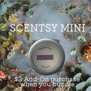 $2 Add-On 🆕Scentsy Mini Peppermint Dreams Home Fragrance